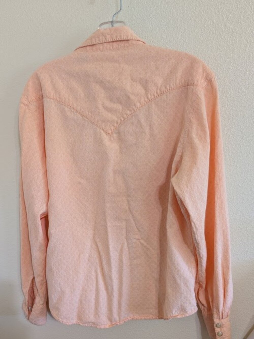 Women's Western long-sleeve pearl snap up front vintage shirt from Scully - Picture 2 of 6